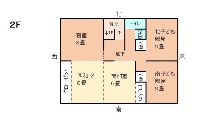 2F間取り図